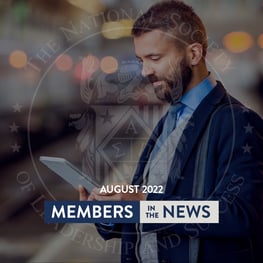 August 2022 Members in the news